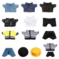 【YF】♝●  20cm Miniature Hat Jeans Shorts Outfits Overalls Jacket Pants 1/12 BJD Dolls Accessories Kids