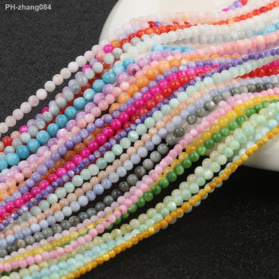 Colorful Natural Freshwater Shell Bead 2mm 3mm 4mm Tiny Beads Dyed Mother Of Pearl Shell Loose Beads For Jewelry Making
