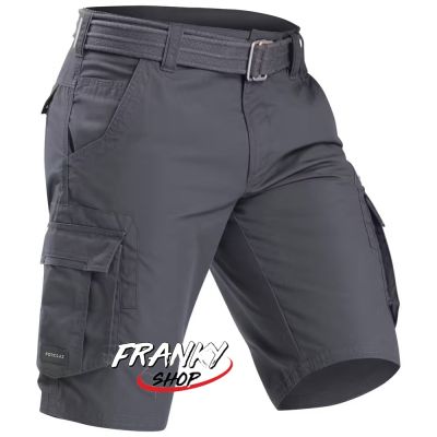 [พร้อมส่ง] กางเกงคาร์โก้ขาสั้นผู้ชายใส่เดินเทรคกิ้ง Mens Travel Trekking Cargo Shorts TRAVEL 100