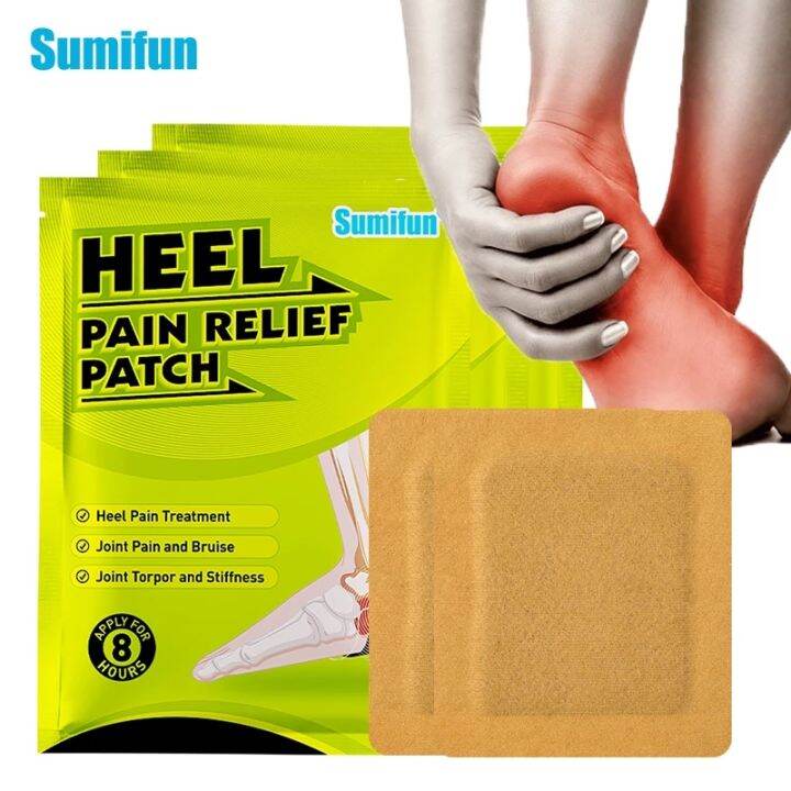 6pcs Sumifun Heel Plaster Pain Relief Patch Herbal Bone Spurs Achilles