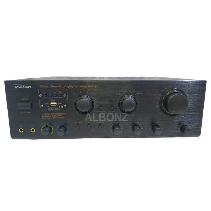 Konzert AV802 BT Amplifier With Bluetooth / FM (class A) Lazada PH