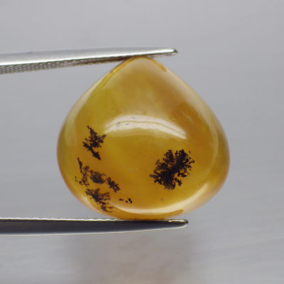 พลอย โอปอล ต้นไม้ ธรรมชาติ แท้ ( Unheated Natural Dendrite Dendritic Opal ) 16.76 กะรัต