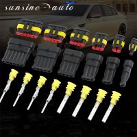 【cw】 5 sets 1P 2P 4P 5P 6P 1.5 male and female Plug Automotive waterproof connectors connector for car 【hot】