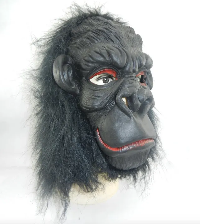 Gorilla King Kong Monkey Orangutan Ape Gorilla Topeng Latex Rubber Super Creepy Mask Toys Party Halloween Cosplay 1 3days Will Receive Item Lazada