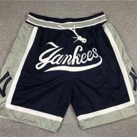 Just Don MLB INS Fashion Basketball Above The Knee Shorts Hip-hop Style New York Yankees Street Loose Sports Shorts