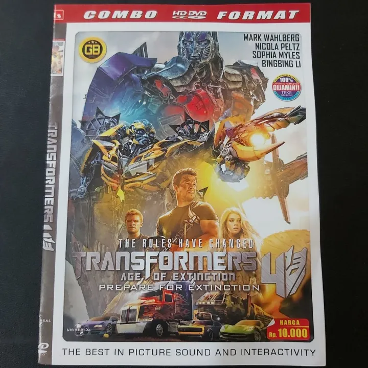 transformers 4 dvd cover