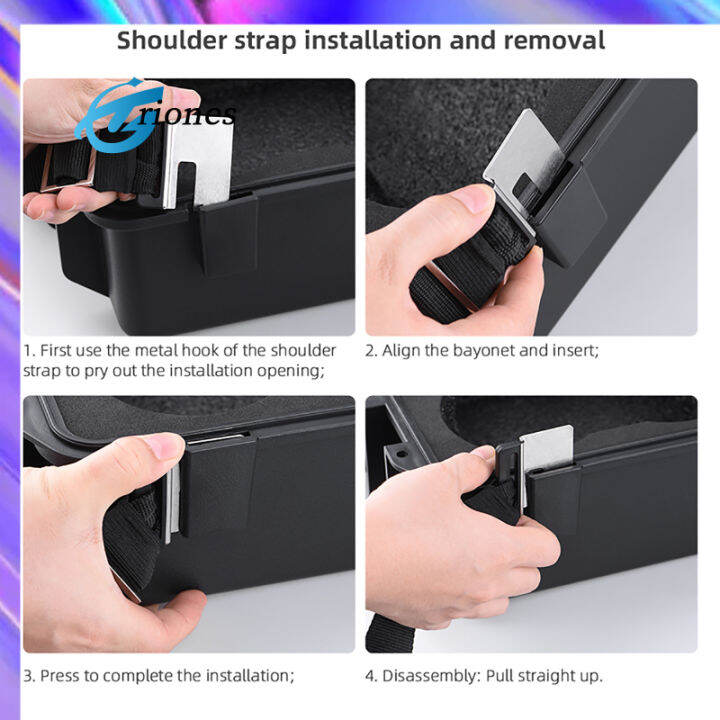กระเป๋าเดินทางกล่องเก็บน้ำเคสปกป้องระเบิดใช้ได้กับอุปกรณ์เสริม-dji-mavic-air-2-air-2s