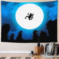 【CW】❀◑❅  poster anime tapestry childrens room wall decoration bedroom living hanging Luffy