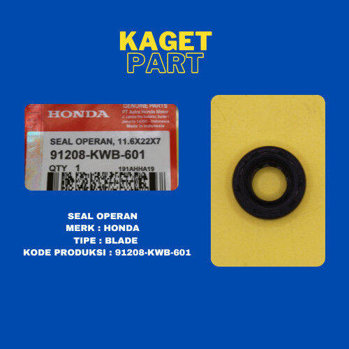 HONDA TRANSMISSION CLICK/PCX OIL SEAL 91204-K59-A11 | Philippines