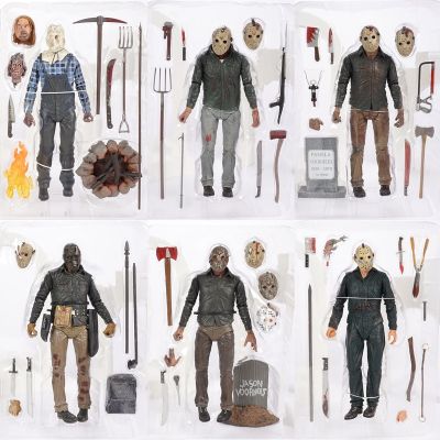 ZZOOI NECA Friday Jason Voorhees Classic Horrible Movie PVC Action Figure Model Doll Toy Gift