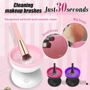 Mini Electric Makeup Brush Cleaner Makeup Sponge Washing Machine Cosmetic  Brush Powder Puff Washer Beauty Cleaning Makeup Tool, Shop The Latest  Trends