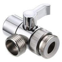 【CW】 3 Way Tee Faucet Three-way valve for Shower Diverter bathroom Faucets Separator