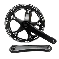 48T Single Speed 170mm Road Bike Folding Bicycle Crankset Bike Crank Set Chainwheel Sprocket Accessorie