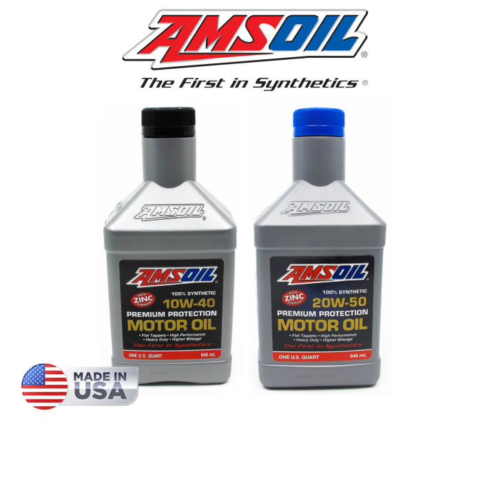AMSOIL PREMIUM PROTECTION Series Engine Oils Fully Synthetic 10w40 ...