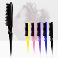 ☑✹ 1/3Pcs Professional Hair Brushes Comb Teasing Back Combing Hair Brush Slim Line Styling Tools Hair Comb Eyebrow Brush