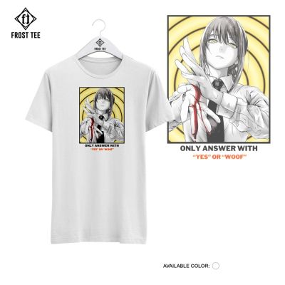เสื้อยืด// Chainsaw Man Makima Yes or Woof Anime Shirt | FROST TEE
