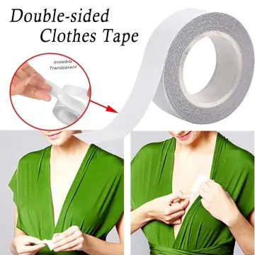  Body Tape Clear Fabric Strong Double Sided Tape for