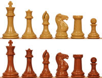 ตัวหมากรุกสากล spruce tek resin  4 1/8 Professional Series Resin Chess Set with Rosewood &amp; Boxwood Color Pieces