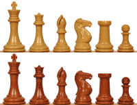 4 1/8 Professional Series Resin Chess Set with Rosewood &amp; Boxwood Color Pieces ตัวหมากรุกสากล spruce tek resin