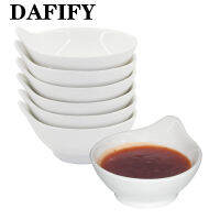 DAFIFY เซรามิคจานซอสถั่วเหลือง Porcelain Mini Dipping Bowls สำหรับบาร์บีคิวและปาร์ตี้