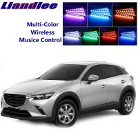 【Versatile】 Liandlee เบาะรถยนต์ตกแต่งภายในที่นั่งเน้นแสงนีออนสำหรับ Mazdacx3 Cx 3 Akari 2015 ~ 2023