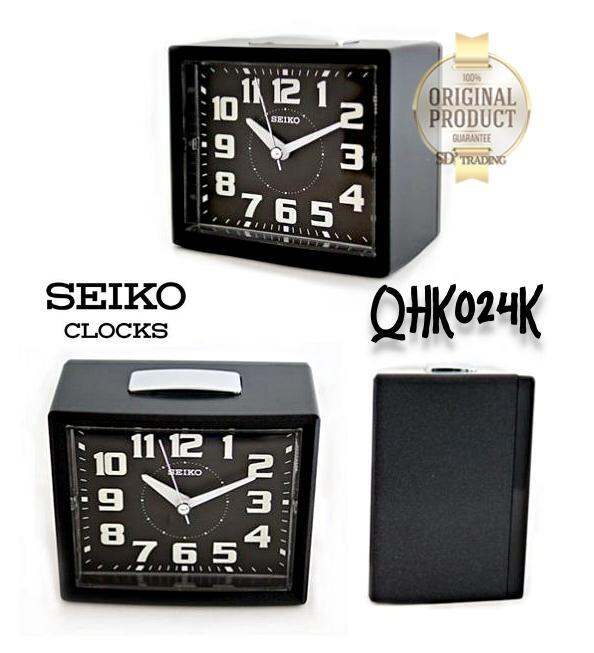 seiko-นาฬิกาปลุก-quiet-sweep-snooze-มีไฟ-เสียงกริ่ง-รุ่น-qhk024k-สีดำ-black