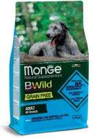 Monge B-Wild Adult All Breed Grain Free Anchovies, Potatoes and Peas อาหารสุนัขโตทุกสายพันธุ์ 2.5 กก.