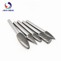 （QIQI tool） 5ชิ้น6มิลลิเมตรสำหรับ1 SetCut แข็งโรตารีคาร์ไบด์เสี้ยนชุดสำหรับเครื่องบดตายเจาะโลหะ