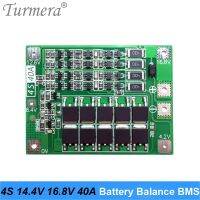 สั่งล่วงหน้า Turmera 4S 40A BMS 14.4V 16.8V 18650 21700บอร์ดป้องกันลิเธียมแบบสมดุลสำหรับการใช้ไขควงสว่านและไฟหน้า