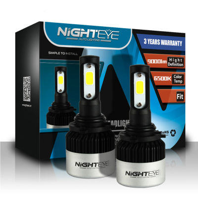 NIGHTEYE 9000LM H4 H11 H7 Led Car Headlights Bulbs 6500K H8 H1 HB3 9005 HB4 9006 72W 360 degree Automotive Fog Lights Auto Lamps