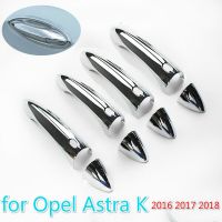 FUNDUOO สำหรับ Opel Astra K รุ่น Astra ของ Vauxhall K Holden Astra 2016 2017 2018ที่จับประตูรถฝาครอบสติกเกอร์แผ่นตัดแต่งการออกแบบการปั้น