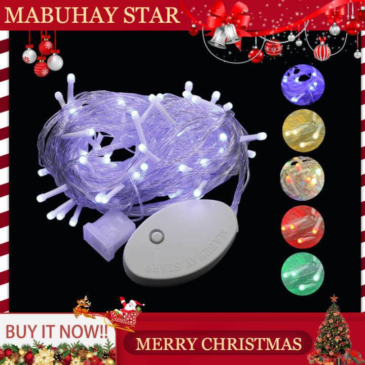 2023 MABUHAY STAR Christmas Light 80L LED Fairy String Lights With