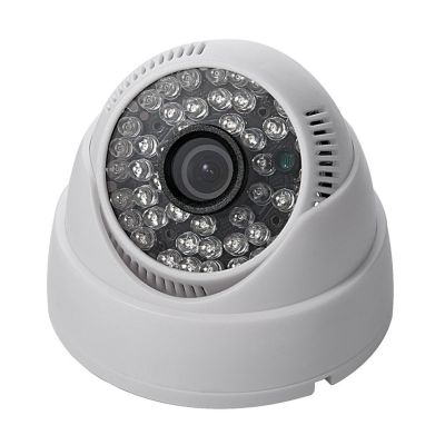 ZZOOI New 1100TVL CMOS Security Camera 48LED IR Color Indoor 3.6mm Dome CCTV Surveillance camera HD quality