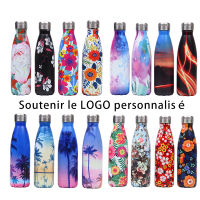 Free LOGO Custom Stainless Steel Bottle For Water Thermos Vacuum Insulated Cup Double-Wall Travel Drinkware Sports Flask