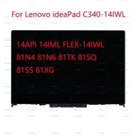 สำหรับ Lenovo Ideapad C340-14IWL C340-14IML C340-14API C340-14จอจอแสดงผลแบบสัมผัส LCD ประกอบ FLEX-14IWL IPS Matrix 5D10S39563