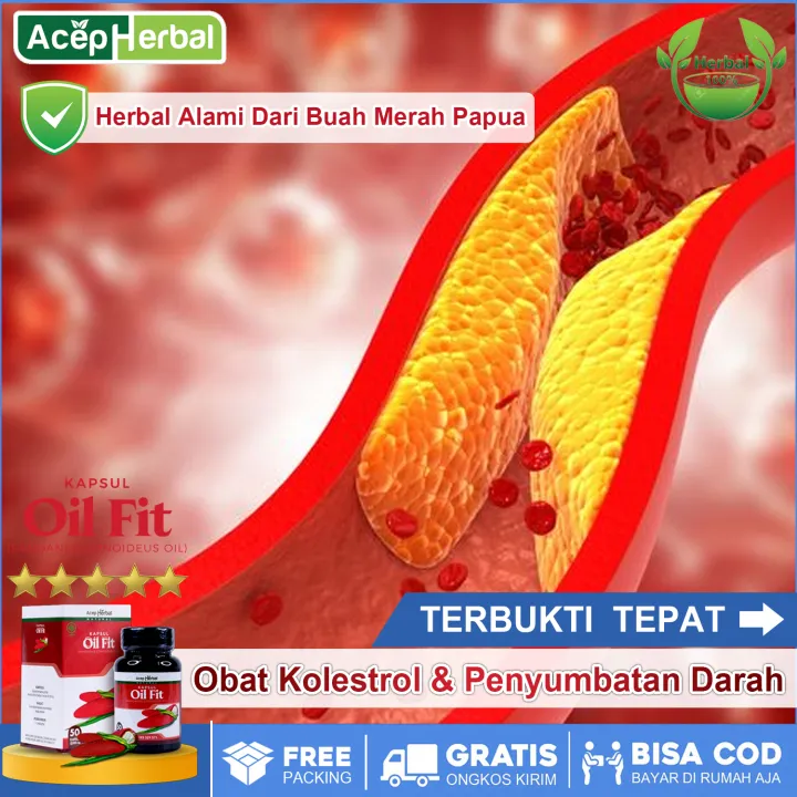 Oilfit Obat Penyumbatan Darah Obat Darah Beku Darah Tersumbat Ldl