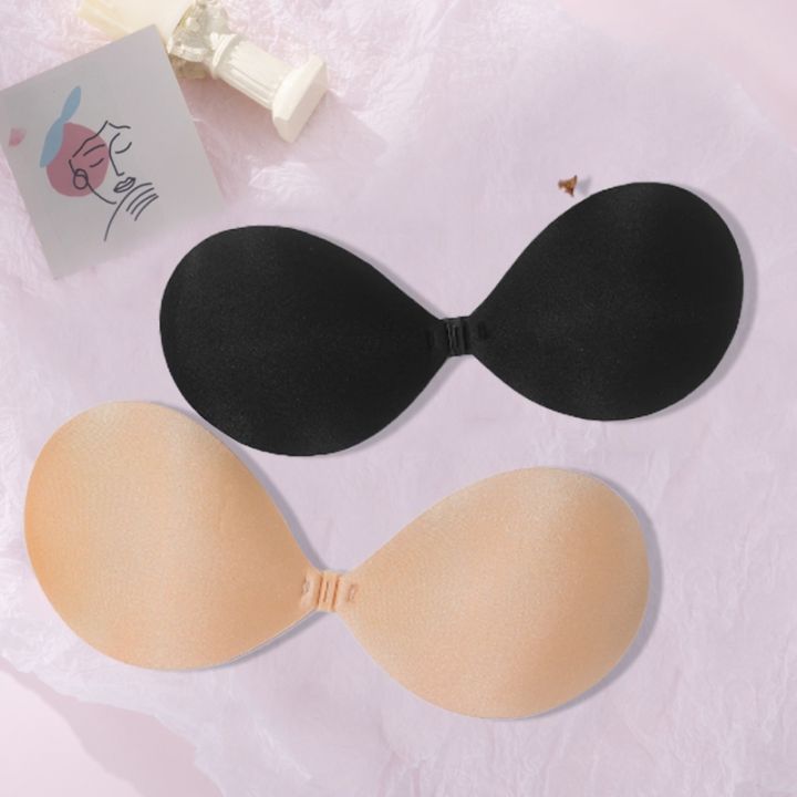 Front Closure Sticky Strapless Invisible Nipple Cover Push Up