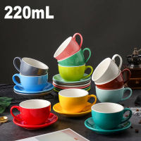 2200ml high-grade ceramic cuffee cup Coffee cup set Simple European style Mug Cappuccino flower cup Latte.