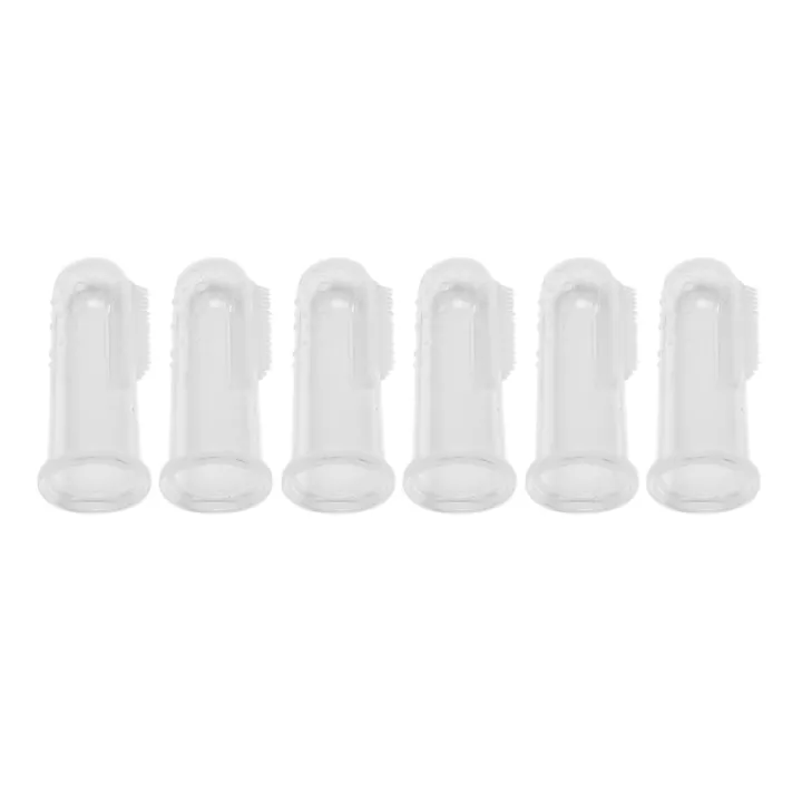 6Pack Pet Finger Toothbrushes,Dog Tooth Cleaner Teeth Cleaning Dental