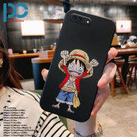 การ์ตูนวันพีชเคสโทรศัพท์ Luffy สำหรับ iPhone 6 6 Plus 7 7 Plus XS XR XS MAX 11 Pro 11 Max 12 12 Pro 12 Pro 12 Pro Max 13 Pro 13 Pro Max 14 Plus 14 Pro Max เคสป้องกัน TPU ขอบตรงแฟชั่นกันกระแทก