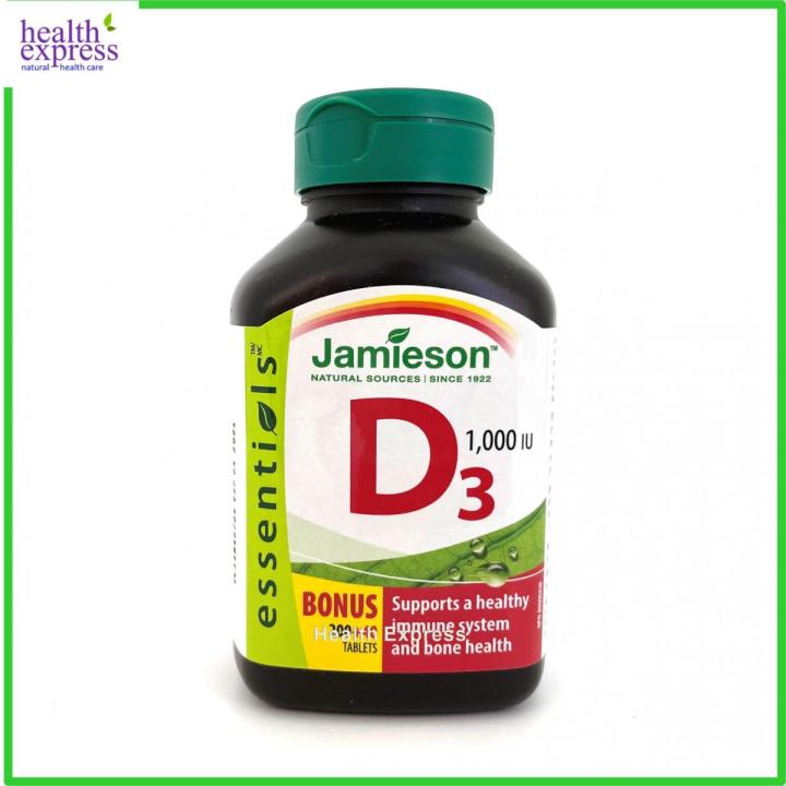 Jamieson Vitamin D3 (1000 IU) 240 tablets (Value Pack) Lazada PH