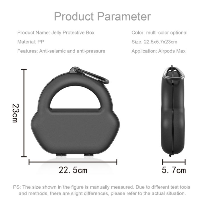 เต็มรูปแบบสำหรับการป้องกันถุงเก็บเดินทางป้องกันสำหรับกรณีกระเป๋ากล่องปกคลุมสำหรับ-max-ชุดหูฟังไร้สาย