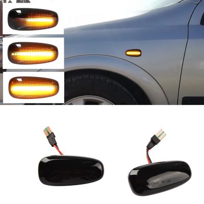 2Pcs Car Side Marker Light LED Turn Signal Indicator Lamp for Opel Zafira A 99-05 G 98-09