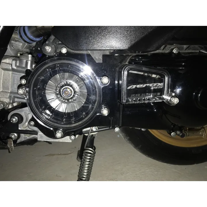 wo Aerox belt cover v1 only thickness 4mm color clear(ORIGINAL )fit