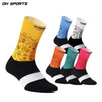 【Sock shop】ลื่นถุงเท้าขี่จักรยานกลางแจ้งที่ไร้รอยต่อ Integral ปั้นตั้งแคมป์เดินป่าวิ่งจักรยานจักรยานกีฬาถุงเท้า