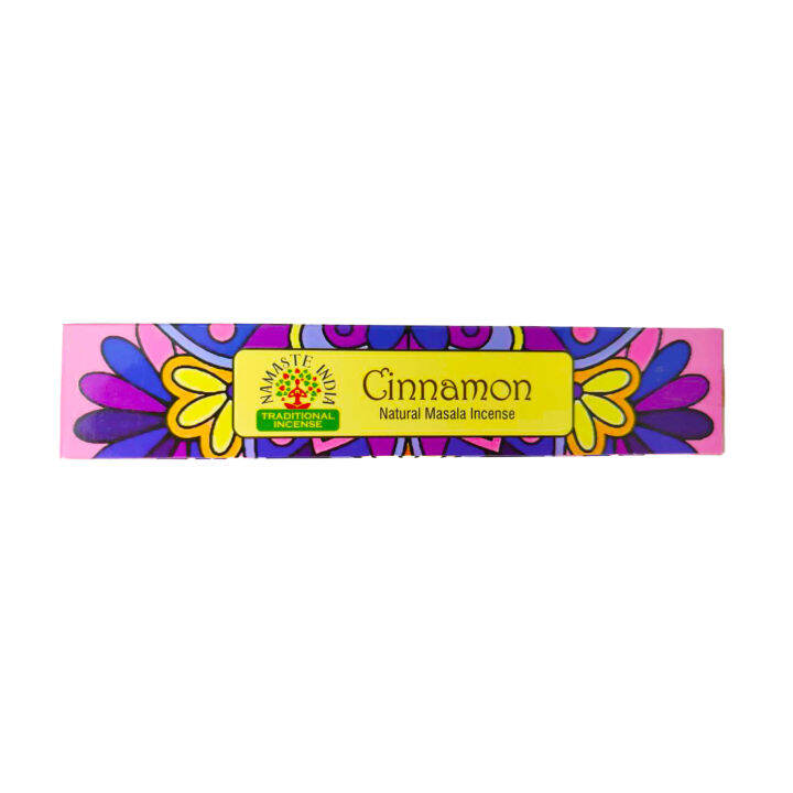 Natural Efe Indian incense sticks NAMASTE Cinnamon ธูปหอม ซีนามอน