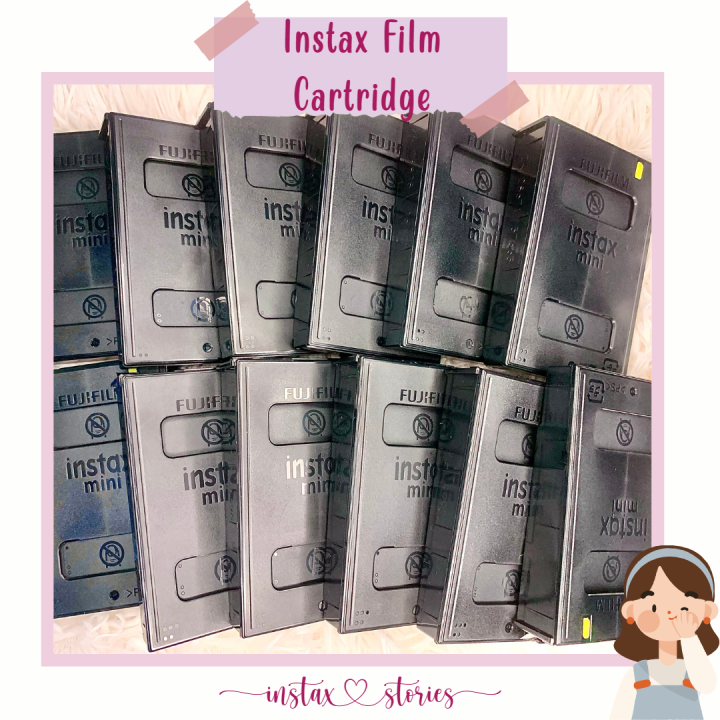 Pellicola Instax Mini Con Cornice Nera, 10 Foto, Formato 86x54 Mm Per Fotocamere E Stampanti Instant