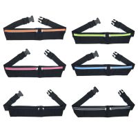 BST❀Dual Pocket Running Belt Phone Pouch Waist Bag Sports Fanny Pack for Jogging Cycling Outdoors