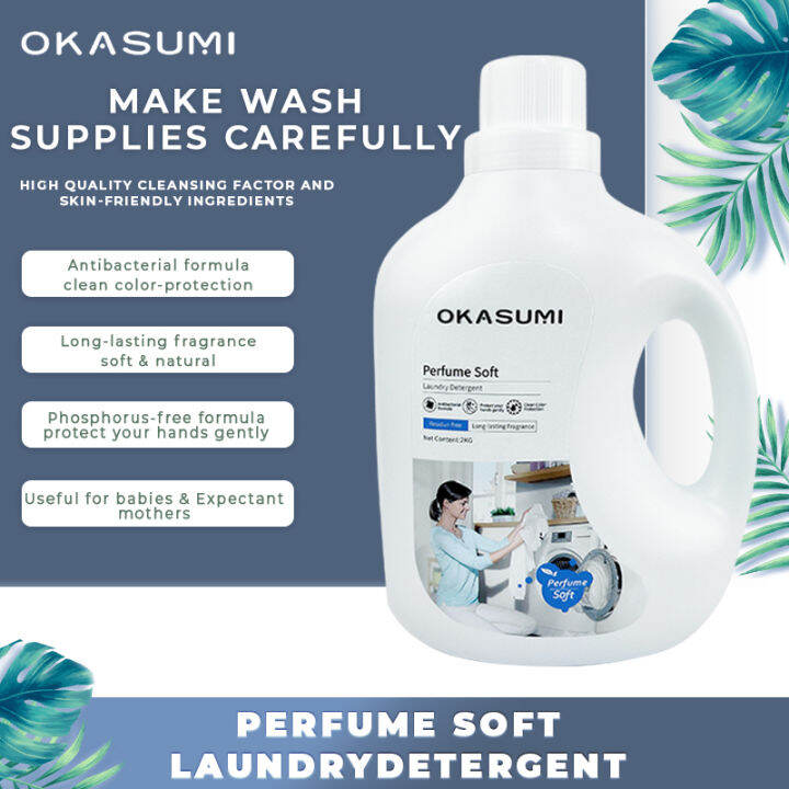 Okasumi 2kg3 Washing Liquid Laundry Detergent 5 In1 Perfume