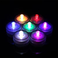 Waterproof LED Candles Light Tea Light Battery Powered Multicolor Underwater Decorative Lamp Candle Tealight For Party Wedding